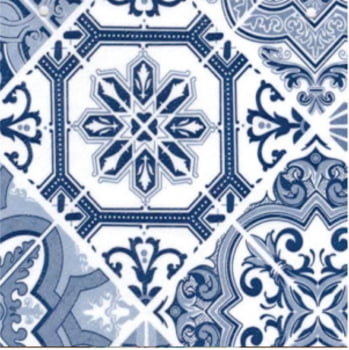 Toalha Térmica Azulejo Azul Português