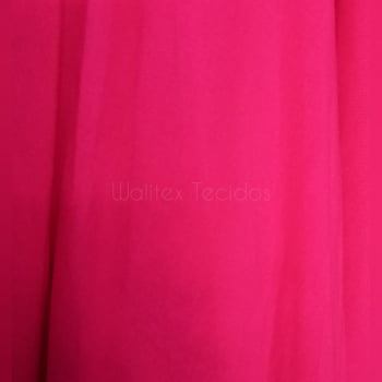 Tecido de Viscose Lisa Rosa Pink